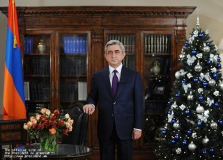 Обращение Президента Сержа Саргсяна по случаю праздников Нового Года и Святого Рождества