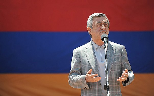 Президент Армении Серж Саргсян обратился с посланием к армянским спортсменам