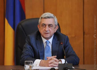 Президент Армении отправится в понедельник в Туркменистан