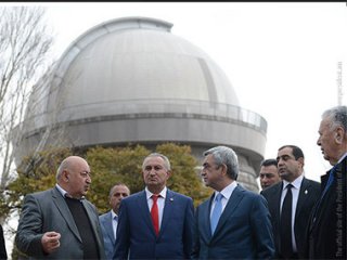 Президент Армении Серж Саргсян посетил Бюраканскую астрофизическую обсерваторию