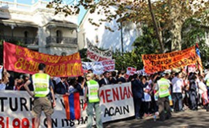 Акция протеста “Спасем Кесаб” прошла в Сиднее перед зданием генконсульства Турции
