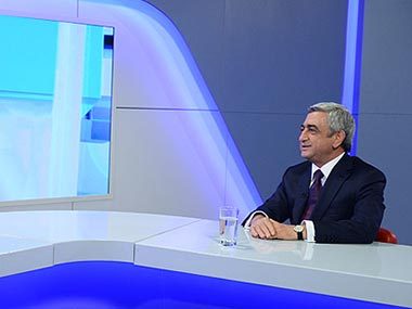 Интервью президента Армении Сержа Саргсяна Общественному телевидению Армении