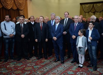 Президент Армении присутствовал на презентации книги Арташеса Гегамяна