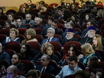 Президент Армении побывал на премьере фильма турецкого режиссера «Шрам»