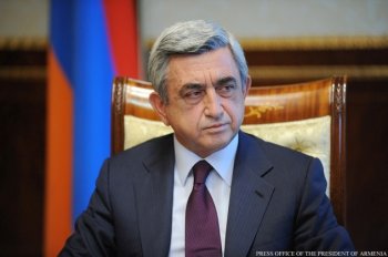 Президент Армении Серж Саргсян дал интервью каналу “Евроньюс”