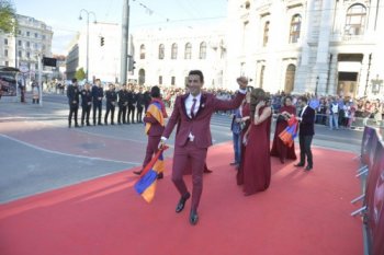 Открытие «Евровидения-2015» - Genealogy прошлись по красной ковровой дорожке