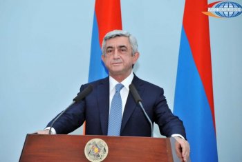 Президент Армении  призвал европейские структуры отказаться от знака равенства в  вопросе НКР