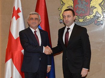 Президент Армении и премьер Грузии обсудили в Тбилиси инфраструктурные проекты
