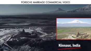 Porsche переименовал Арарат в Киннаур в рекламном ролике: инициирована петиция