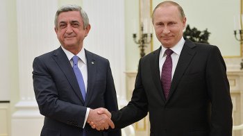 В повестке встречи Путина и Саркисяна нет Карабаха