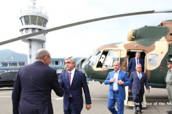 Президент Армении отправился в Карабах на празднование 25-летия провозглашения НКР